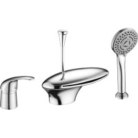 Смеситель на борт ванны ORANGE Iris (M41-333cr)