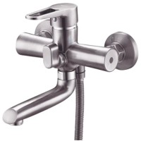 Смеситель для ванны и душа G-Lauf NUD3-A045KH, сатин