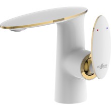 Смеситель для умывальника Rossinka RS30-11W PVD Смеситель для умывальника Rossinka RS30-11W PVD