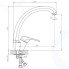 Смеситель для кухни DECOROOM DR21021