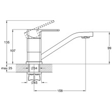 Смеситель для кухни G-Lauf GOR4-B058
