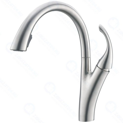 Смеситель для кухни HAIBA серебристый (HB70180-5)