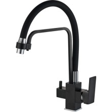 Смеситель для кухни HAIBA черный (HB76857)