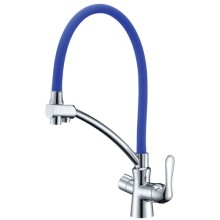 Смеситель для кухни Lemark Comfort, хром (LM3070C-Blue)