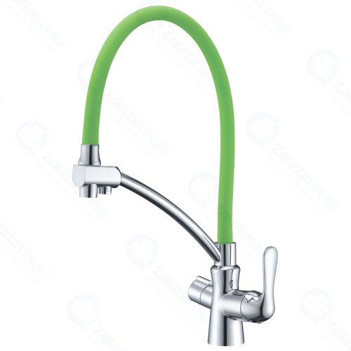 Смеситель для кухни Lemark Comfort, хром (LM3070C-Green)
