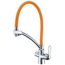 Смеситель для кухни Lemark Comfort, хром (LM3070C-Orange)