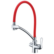 Смеситель для кухни Lemark Comfort, хром (LM3070C-Red)
