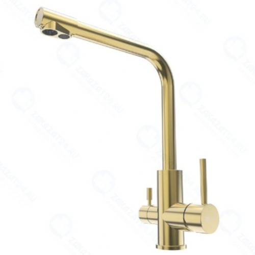 Смеситель для кухни Lemark Expert, золотистый (LM5061G)