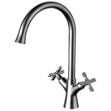 Смеситель для кухни Lemark Duetto, хром (LM5704C)