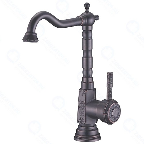 Смеситель для кухни Lemark Jasmine, черная бронза (LM6605ORB)
