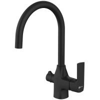 Смеситель для кухни Lemark Ursus, PVD (LM7261BL)