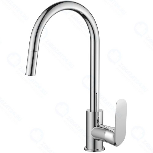 Смеситель для кухни ORANGE Astin, с вытяжным изливом (M21-008cr)