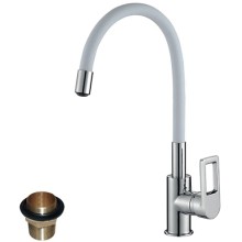 Смеситель для кухни Rossinka Z35-35U, хром/белый Смеситель для кухни Rossinka Z35-35U, хром/белый