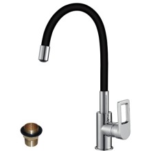 Смеситель для кухни Rossinka Z35-35U, хром/черный Смеситель для кухни Rossinka Z35-35U, хром/черный