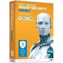 Антивирус ESET NOD32 Smart Security Family 5ПК/1 год
