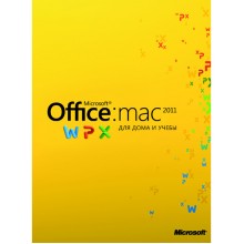 Программное обеспечение Microsoft Office: Mac 2011 для дома и учебы + книга