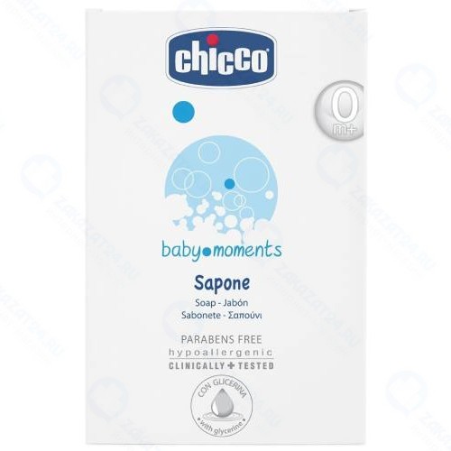 Детское мыло Chicco Baby Moments, 100 г (00002855000000)