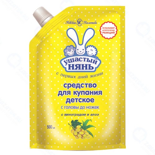 Средство для купания детское УШАСТЫЙ-НЯНЬ 500 мл (15538)