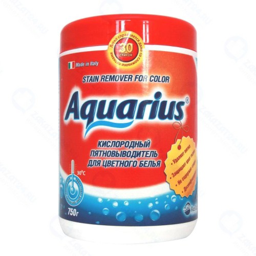Пятновыводитель для цветного белья Aquarius OXY, 750 г (8032779811268)