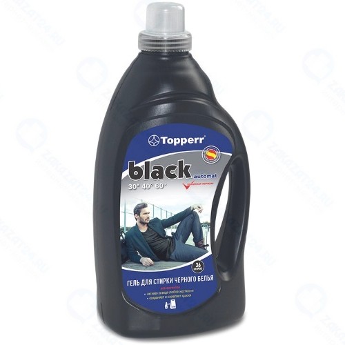 Гель-концентрат для стирки черного белья Topperr Black, 2 л (A1615)