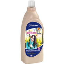 Гель-концентрат для деликатной стирки Topperr Delicate, 1 л (A1617)