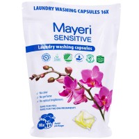 Капсулы для стирки MAYERI Sensitive Эко, 16 шт