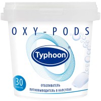 Отбеливатель пятновыводитель TYPHOON в капсулах, 30 шт