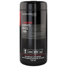 Влажные салфетки для компьютерной техники CLEAR-CONCEPT 105 шт (203)