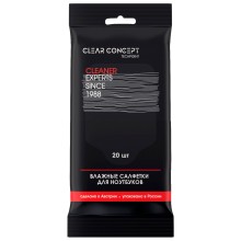Влажные салфетки для ноутбуков CLEAR-CONCEPT 212