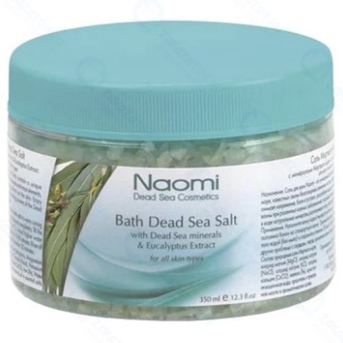 Соль Naomi KM 0012 Мертвого моря с экстрактом эвкалипта, 350 г