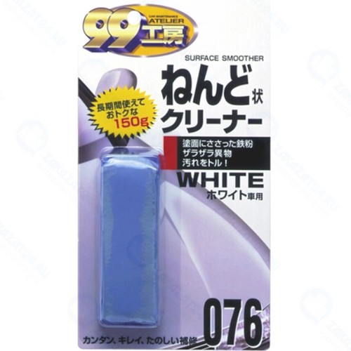 Абразивная глина для очистки кузова SOFT99 Surface Smoother для светлых автомобилей, 150 г (09076)