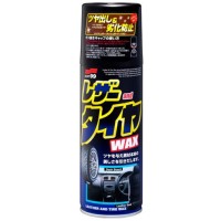 Полироль для кожи, резины, пластмассы SOFT99 Leather & Tire Wax, 420 мл (10226)