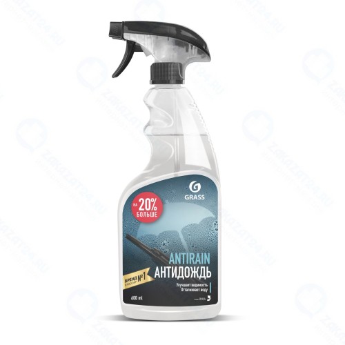 Средство для стекол и зеркал GRASS Antirain, 600 мл (110401)