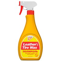 Полироль для кожи, резины, пластмассы KANGAROO Leather & Tire Wax, 500 мл (330125)