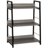 Стеллаж на металлокаркасе Brabix Loft SH-002, 600x350x845 мм, дуб антик (641232)