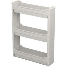 Этажерка Branq Nature, 3 секции, узкая, на роликах, слоновая кость (BQ3768СЛК) Этажерка Branq Nature, 3 секции, узкая, на роликах, слоновая кость (BQ3768СЛК)