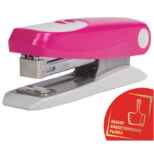 Степлер Brauberg Germanium, №24/6, 26/6, до 20 листов, розовый (226575) Степлер Brauberg Germanium, №24/6, 26/6, до 20 листов, розовый (226575)