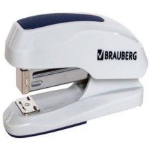 Степлер Brauberg Extra, №24/6, 26/6, до 30 листов, серый/синий (229087) Степлер Brauberg Extra, №24/6, 26/6, до 30 листов, серый/синий (229087)