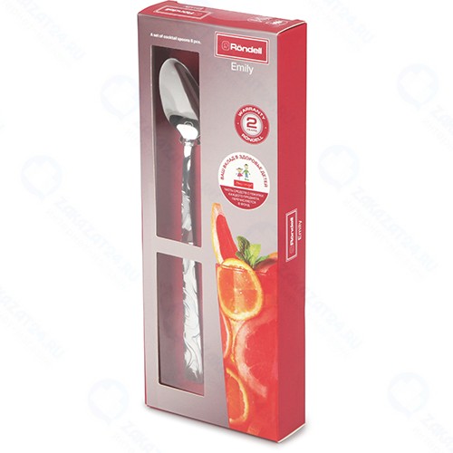 Набор десертных ложек Rondell Emily RD-671, 6 шт