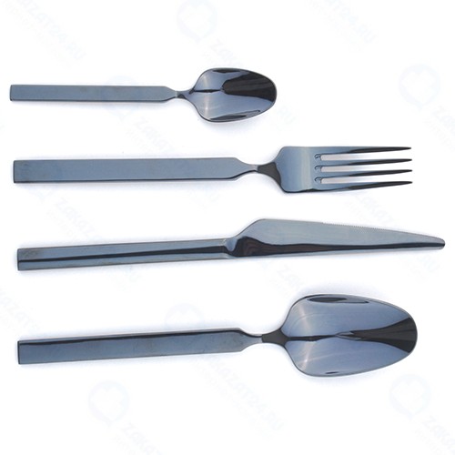 Набор столовых приборов Zanussi Firenze, 24 предмета Black (ZUC34100CF)