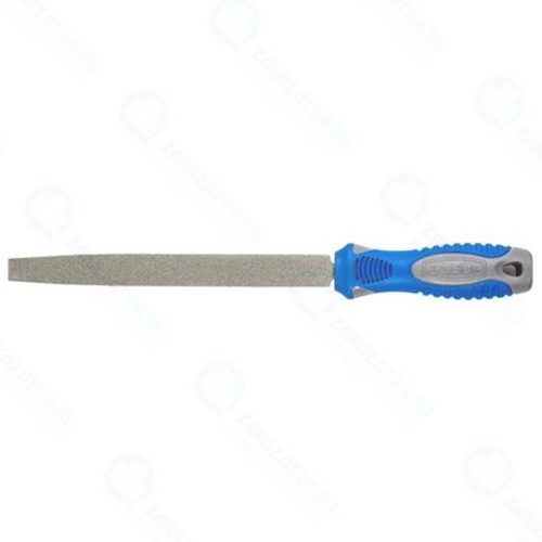 Напильник с алмазным напылением Зубр плоский, 200 мм, P120 (33390-200-120)