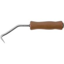 Крюк для вязки арматуры FIT 220 мм, деревянная ручка (68151)