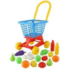 Детский игровой набор PALAU-TOYS Тележка Supermarket №1 + продукты (42989_PLS)