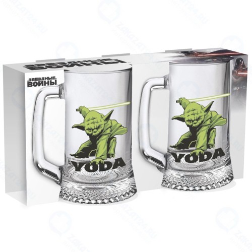 Кружка Осз Star Wars Yoda, 2 шт, 500 мл (287950)