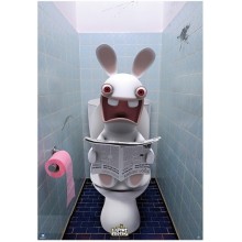 Постер ABYstyle Raving Rabbids: WC (ABYDCO307)