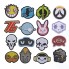 Термонаклейка Overwatch Character Iron on Patches (B63527A)