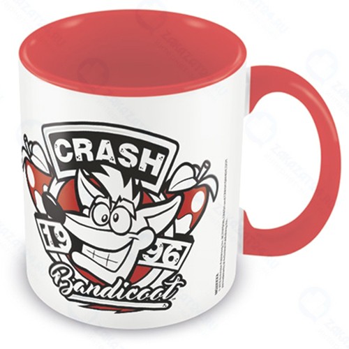 Кружка Pyramid Crash Bandicoot (1996 Emblem) Red Coloured Inner Mug (MGC25421)
