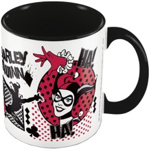 Кружка Pyramid Harley Quinn (I Am Crazy For You) Black Coloured Inner Mug (MGC25838)