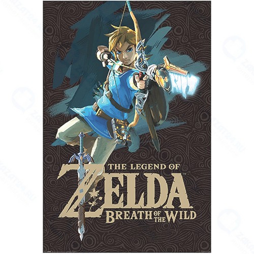 Постер Pyramid TLoZ: Breath Of The Wild - Game Cover (PP34040)