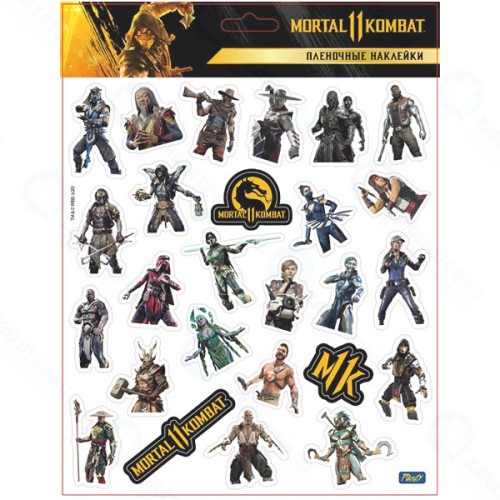 Набор наклеек MORTAL-KOMBAT 11, 210х275 мм (АКС-585)